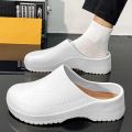 2026 Men's and Women's Summer Breathable, Waterproof, Non-Slip Kitchen Shoes, Slip-On Beach Shoes, Toe-Toe Sandals and Slippers. 