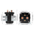 Solenoid Power Relay 586‑105111 12V 200 Amp Starter Contactor Solenoid Valve Replacement for WHITE RODGERS. 