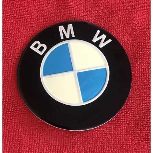 BMW emblem logo thin alloy Sticker
