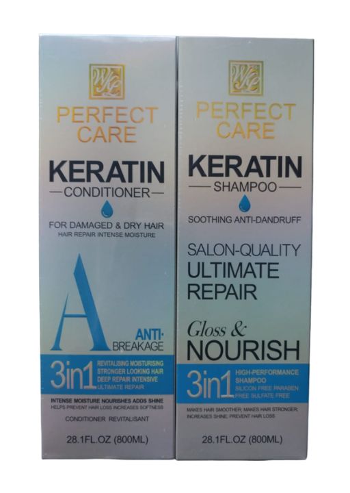 Perfect Care Keratin Combo Shampoo & Conditioner 520Ml