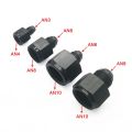 jiax Black Aluminum AN4 AN8 an6 1/8npt Female to AN 3 AN6 an8 an10 Male Flare Adapter Fitting Reducer. 