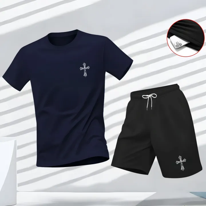 New%20High-Quality%20Men's%20Summer%20T-Shirt,%20Harajuku%20Summer%20Hip-Hop%20Men's%20Fitness%20and%20Sports%20Round-Neck%20Top%20and%20Shorts%20Set,%20Fashionab%20-%20Image%203