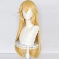 WHIMSICAL W Synthetic Hair 30 Inch Long Blonde Straight Princess Peach Cosplay Wig for Women Halloween Party Wigs. 