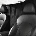 Car Privacy Curtains Universal Divider Curtain Between Rear Seat Auto Blackout Sun Shades Side Window Covers.