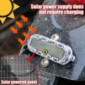 Solar Car Flashing Light Electric Motorcycle Truck Brake Taillight Modification Auto Anti-rear-end Explosion Flashing Light Amag.