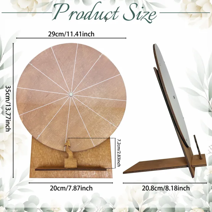 Wedding%20Challenge%20Spinning%20Wheel,%20Wooden%20Prize%20Tabletop%20Spinner%20Erasable%20Raffle%20Spinning%20Wheel%20for%20Wedding%20School%20Home%20Party%20-%20Image%203
