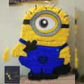 Minion themed/ shaped character empty pinata for kids/ children birthday parties. 