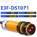 Proximity/Diffuse Reflection Photoelectric Switch Sensor DC12V Infrared E3F-DS10 NO/NC NPN/PNP 5-50cm Detection Range Adjustable. 