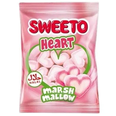 Sweeto Marshmallow Heart 30g