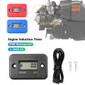 Universal Gasoline Engine Timer IP68 Motorcycle Instrument Moto ATV Boat Engine Hour Meter Working Time Gauge Induction Timer. 