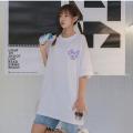 Lhsunday new fashion T shirt short sleeve everyday looks T-shirt👀✨The screen is very cute. pastel color is not bored.🌈. 