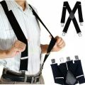 4 Clips 2.5/3.5CM Wide Men Suspenders Women Elastic Adjustable Adult Braces Suspender Kids Children Boys Girls Wedding Accessory. 