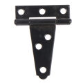 Black Paint T Shape Triangle Hinge Cabinet Shed Wooden Door Gate Hinges Hardware.