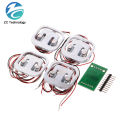 HX711 AD Module Body Load Cell Weighing Sensor Pressure Sensor+4Pcs 50kg Human Scale Load Cell Weight Sensors+Measurement Tools. 