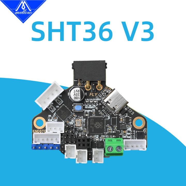Mellow Fly SHT36 V3 Klipper/RRF Canbus/RS232 Board Compatible 3D ...