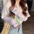 1/4Pairs Women Ice Silk Sleeves Breathable Loose Fit Sun-Proof Cooling Travel Arm Covers Summer Flower Outdoor Sport Sleeves. 