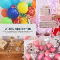 100 Yards Gold and Silver Curling Ribbon Shiny Balloon String  Wrapping Ribbon for Christmas Party Wedding Craft Flowers Dec. 