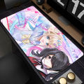 Needy Girl Overdose Anime Pink Mouse Pad Keyboard Gaming Accessories Carpet Large Mousepad Pc Gamer Cabinet Laptop XXL Desk Mat. 