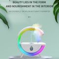 Anti-Gravity Air Humidifier with RGB Night Light USB Plug-Play Ultra-Silent Aromatherapy Machine Mist Maker Diffuser. 