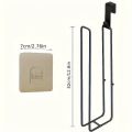 1PCS Wall Mounted Bathroom Kitchen Organizer No Drill Paper Towel Holder Hanging Tissue Rack for Toilet Vanity Storage. 