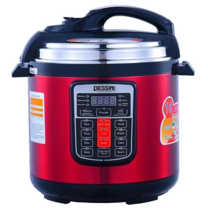 DESSINI Electric Pressure Cooker 15 Button Original Italy Dessini Brand 6 Litre