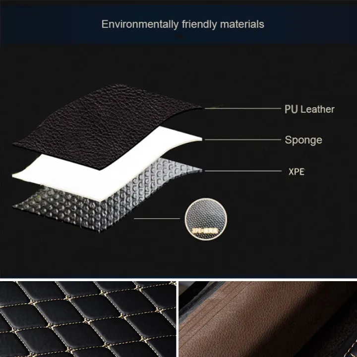Kcimo%205Pcs%20Car%20Floor%20Mats%20PU%20Leather%20Waterproof%20Car%20Foot%20Pad%20Protector%20Pads%20Fashion%20Universal%20Car%20Carpet%20Cushion%20For%20All%20Seasons%20-%20Image%204