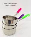 Heavy Silver Milk Pan 2000ml / Large 18cm. 