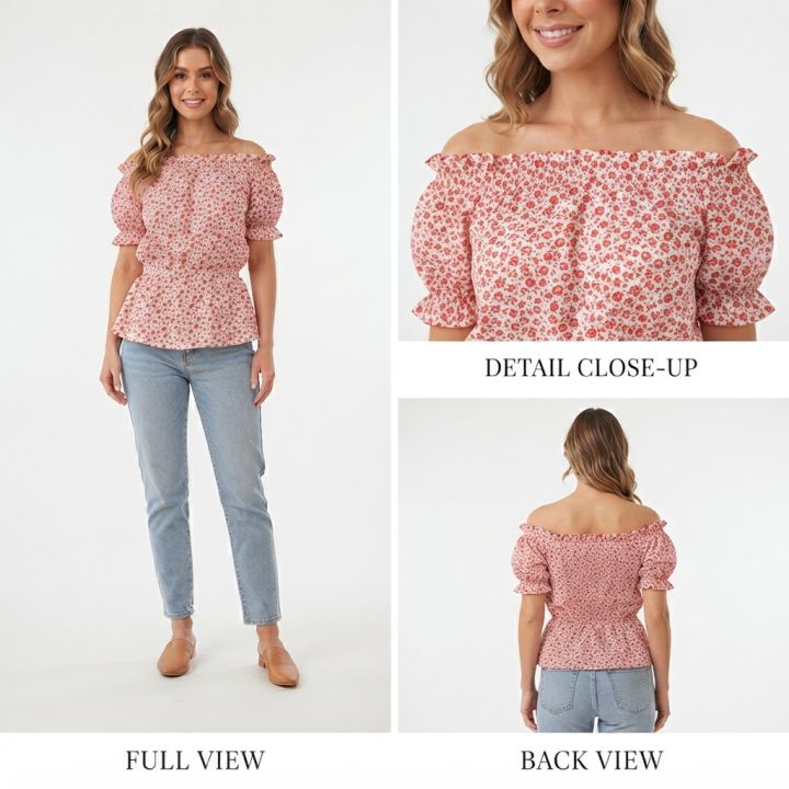 Diamond%20Georgette%20Stylish%20Top%20for%20Girls%20and%20Women%20Western%20Fashion%20Tunic%20Casual%20Wear%20Elegant%20Outfit%20-%20Image%203