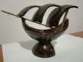 Coconut  Shell  Sailing Boat / Home decoration And Eco-friendly hand Craft Gift. 