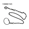 Dr.DC Bord Stainless Steel Chain Parrot Anti-flying Traction Rope Bird Feet Bracelet Alloy Foot Ring Pet Bird Travel Supplies. 