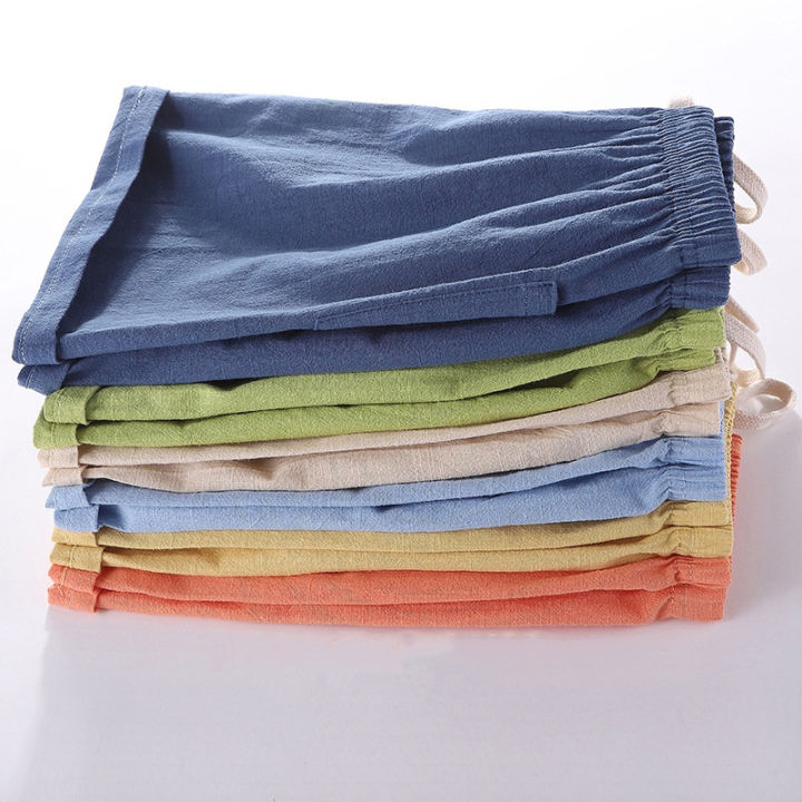 2-10Y%20Children's%20Shorts%20For%20Boys%20Girls%20Cotton%20Linen%20Summer%20Thin%20Breathable%20Elastic%20Waist%20Beach%20Sport%20Short%20Pants%20Loose%20Kids%20Pant%20-%20Image%203