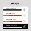 KASIMIR Colored Charcoal Pencils 4mm Thickened White/Light Brown/Black/Reddish Brown Easy To Color for Art Students Beginners.
