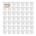 50pcs 1 Oz Clear Hard Plastic Disposable Cups Party Shot Glasses Jelly Mug One Time Use Tumblers Birthday Party Drinking. 