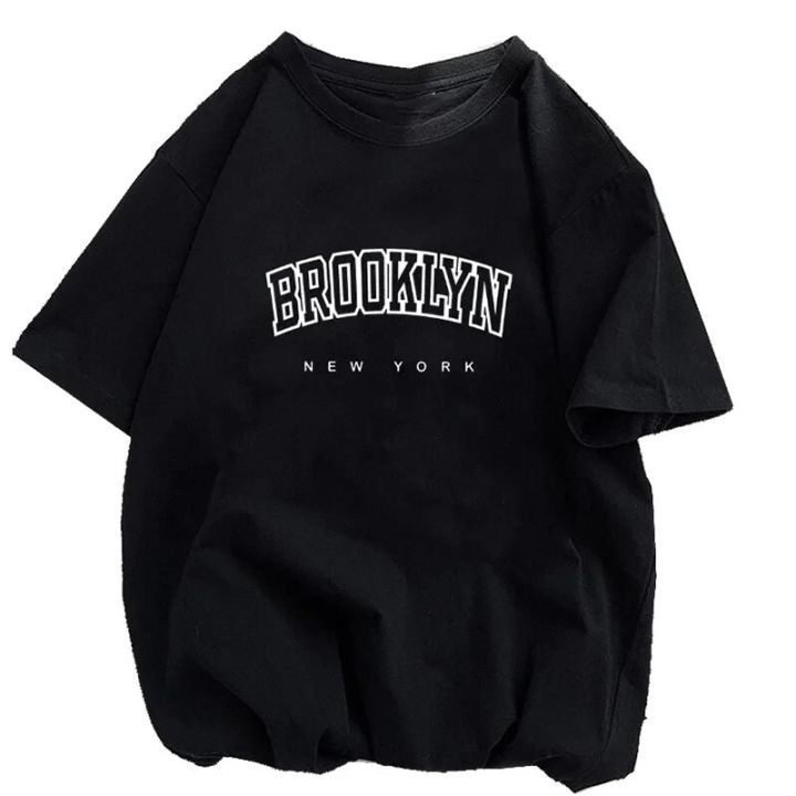 Women's%20Casual%20Sports%20T-shirt%20Top%20Brooklyn%20New%20York%20Print%20Stretchy%20Round%20Neck%20Breathable%20Fabric%20Short%20Sleeve%20Fitness%20Tee%20Top%20-%20Image%203