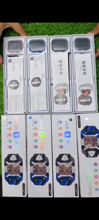 Laxasfit Watch 9 max ( Series 9) Smart Watch with edge display and stainless steel body with bezel less screen full HD