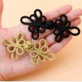 6 Pcs Gold Wire Chinese Cheongsam Button Dragonfly Knot Fastener Closures. 