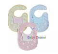 3 pcs cotton Bib for kids Multicolor.