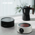 MHW-3BOMBER Mini Coffee Electric Stove for Moka Pot 800w Ceramic Cooktop Milk Water Heating Furnace Coffee Tool Camp Kitchen Use. 