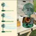 Portable Rechargeable Telescopic Folding Fan | Usb Foldable | Table Desk Fan | Telescopic Design Floor | 3 Speeds Rechargeable, Foldable, Adjustable Height Fan. 