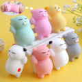 Stress Relief Toy Squeeze Toys Soft Mochi Cat Toy Mini Cute Animal Toy Birthday Party Gift Easter Egg Filler Classroom Reward. 