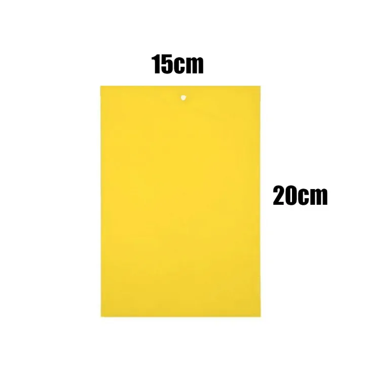 10PCS%20Strong%20Fly%20Traps%20Yellow%20Sticky%20Board%20Dual-Sided%20Catching%20Aphid%20Insects%20Pest%20Killer%20Outdoor%20Fly%20Trap%20Dropship%20-%20Image%204