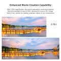 Mobile Phone Anamorphic Movie Lens 1.55X Deformation Filmmaking Lens Phone Moive Lens with Universal Lens Clips Carry Bag. 