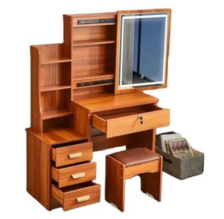 Customized.%20Dressing%20Table%20with%20Mirror%204%20Drawer%20&%201%20Stoll%20-%20Image%204