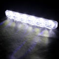 LEEPEE 1 Pair DRL LED Car Daytime Running Lights 6 LEDs DC 12V Auto Fog Light Driving Lamps Car-syling Super Bright. 