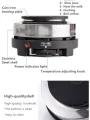 Electric stove Moka pot 500 W/Chinese cabbage/fast heating adjustable 5 levels electric stove multi-purpose easy to clean fresh coffee stove Nespresso coffee maker. 