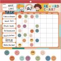 Reward Chart Pad for Kids with 32 Chore Charts Magnetic Behavior Chart System for Motivate Good Habits 2280  Star Stickers. 