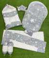 7 Pcs Baby Bedding Set Super Soft High Quality Complete Newborn Bister. 