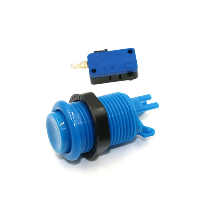 8pcs%2028mm%20Happ%20Style%20American%20Push%20Button%20With%20Micro%20Switch%20Concave%20Cap%20For%20DIY%20Kit%20Arcade%20Button%2030mm%20Hole%20Game%20Machine%20Parts%20-%20Image%205