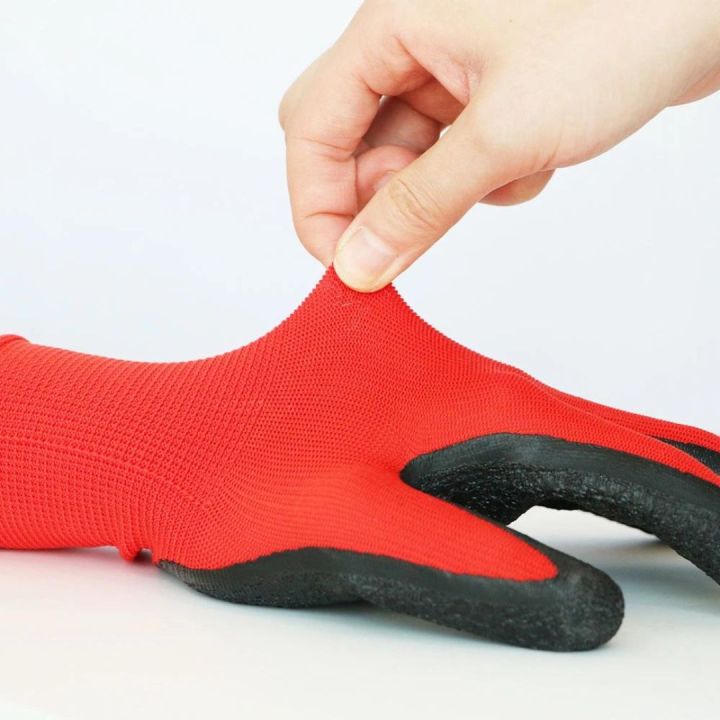 1%20Pair%20High%20Quality%20Red%20Nylon%20Safety%20Hand%20Gloves%20Protect%20Your%20Hand%20Safely%20-%20Image%204