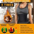 Vensslim Women Waist Trainer Belt with Pocket free adjustable Belly Trimmer Sauna Sweat Body Shaper Workout Girdle Shapewear.